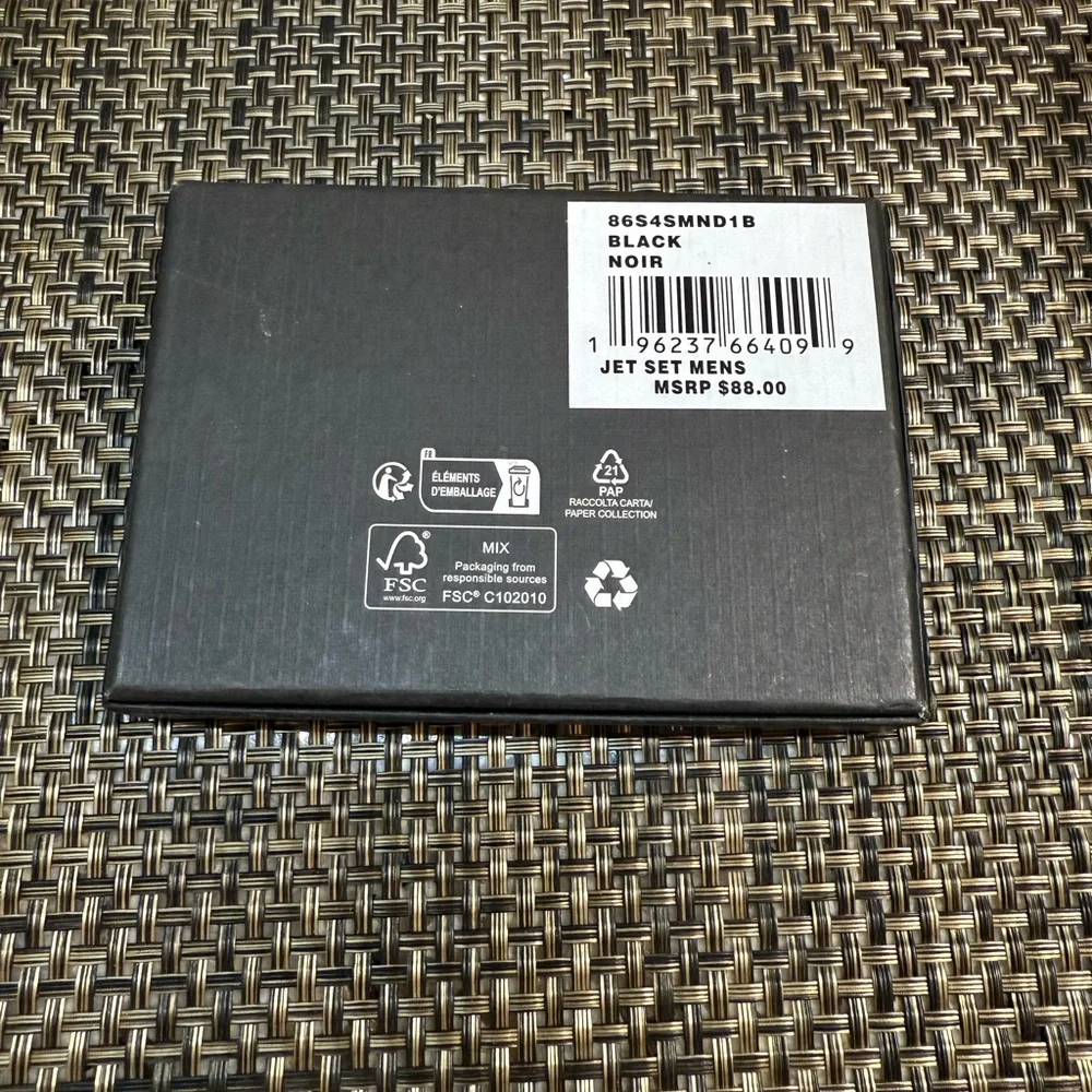 NWT Michael Kors Black Card Holder Bi Fold Soft Leather Wallet - Picture 10 of 10